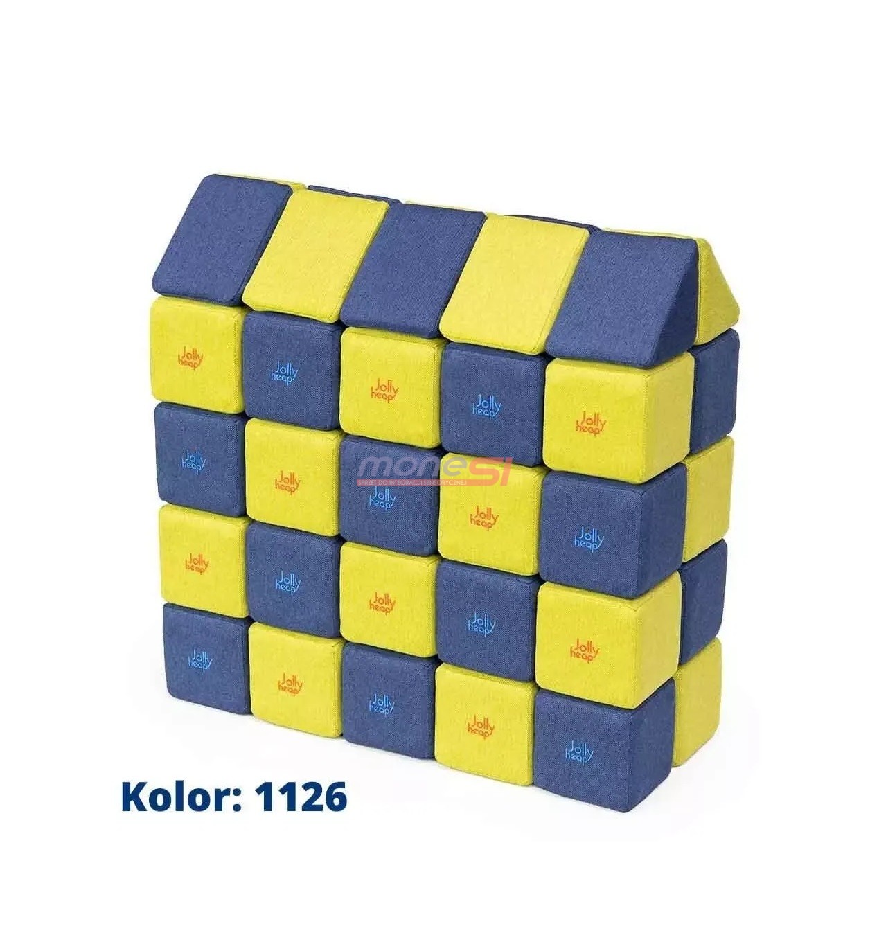 Magnetyczne klocki piankowe JOLLY HEAP Medium 50 el