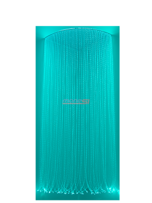 Baldachim światłowodów Turkus