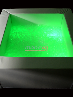 Basen z podświetlanymi piłeczkami 2x2..zielony